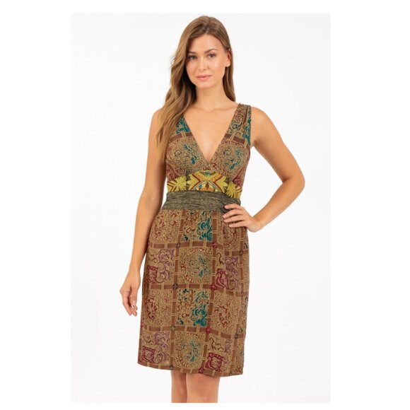 NWT Nicole Miller Collection Burnout Velvet Dress Size 6 - Picture 1 of 6